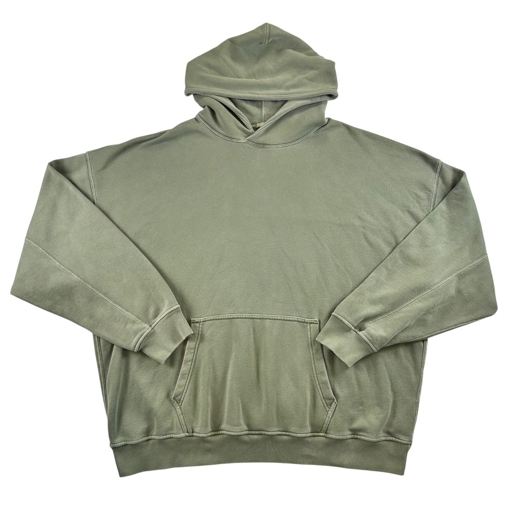 Abercrombie & Fitch Soft AF Essentials Oversized Hoodie XXL Olive Green Pullover